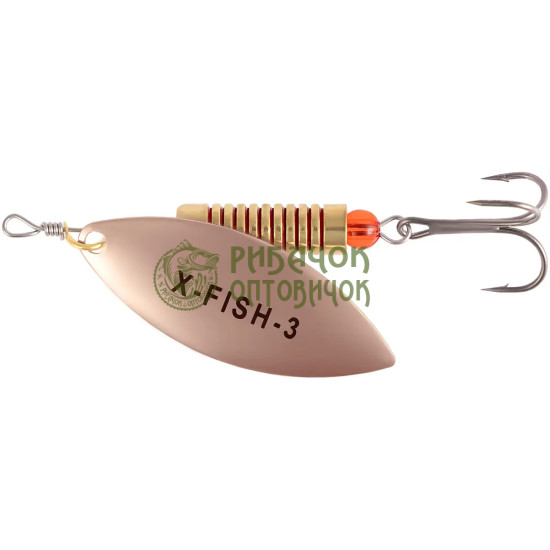 Блешня X-Fish Rampage №3 12.5g Copper ( 5 шт/ уп )