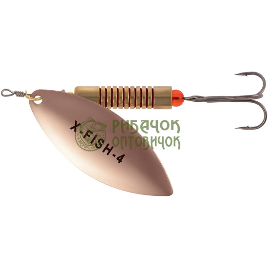 Блешня X-Fish Rampage №4 18g Copper ( 5 шт/ уп )