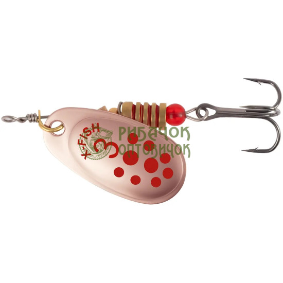 Блешня X-Fish Spike №3 5.5g Copper RD ( 5 шт/ уп )
