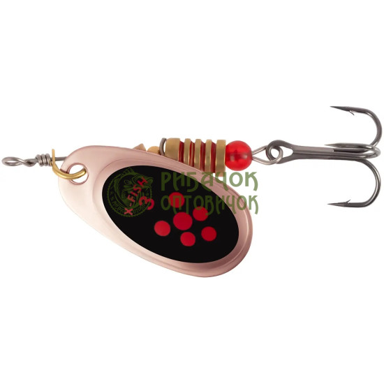 Блешня X-Fish Spike №3 5.5g Copper black orange ( 5 шт/ уп )