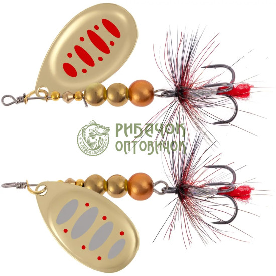 Блешня X-Fish Sirius №1 3.7g Gold SRD ( 5 шт/ уп )