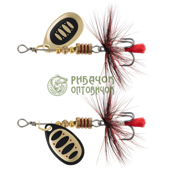 Блешня X-Fish Termite №1 2.5g Nikel gold ( 5 шт/ уп )