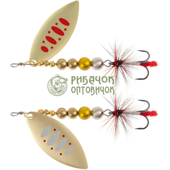 Блешня X-Fish Orbit №4 11.5g Gold SRD ( 5 шт/ уп )
