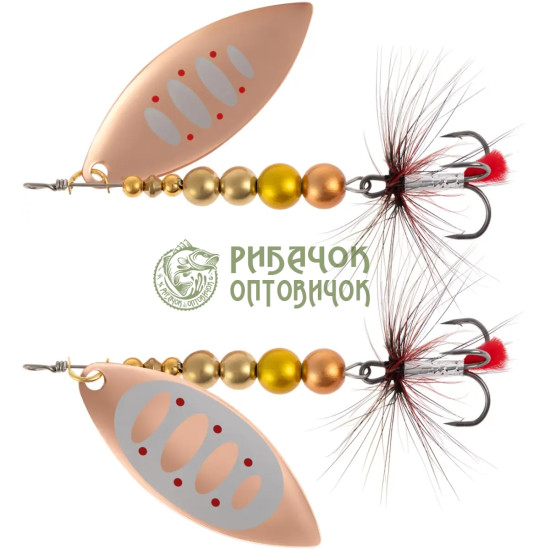 Блешня X-Fish Orbit №5 14g Copper GD ( 5 шт/ уп )