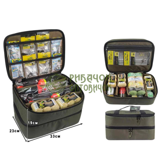 ПМ Сумка Double Bag для технопланктону та монтажів на товтолоба 33х23х19см