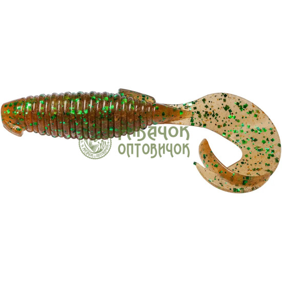 Keitech Flapper Grub 4 (7 шт/уп) к:ea#02 Peach Green FLK