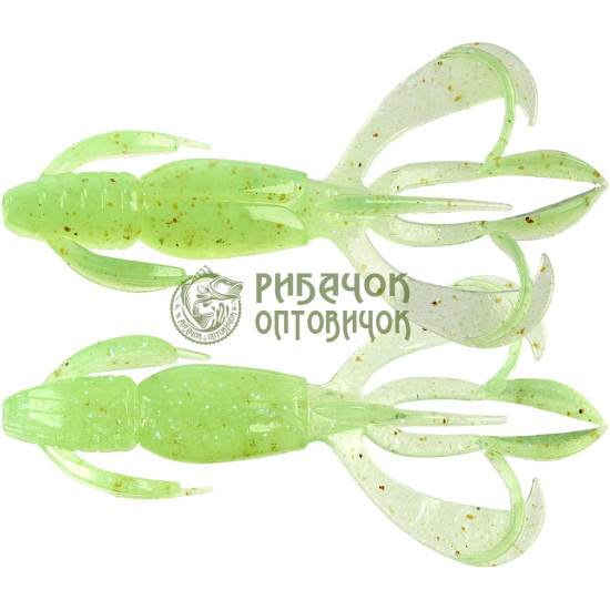 Keitech Crazy Flapper 2" EA#19 electric chart shad (8 шт/уп)