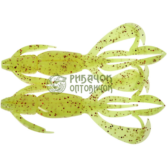 Keitech Crazy Flapper 2" PAL#01 Chartreuse Red Flk (8 шт/уп)