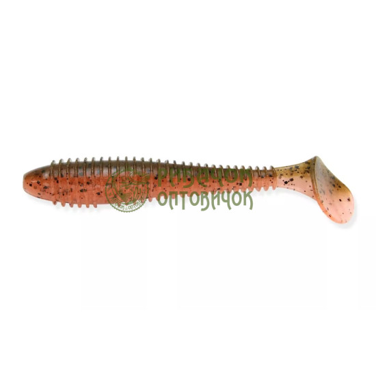 Keitech Swing Impact FAT 3.3" (7 шт/уп) к:438 green pumpkin fire