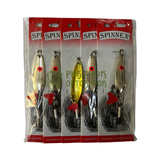 Блешня SPINNEX Коливалка KROKODILE - 10г(срібло/золото)  KR-0-S