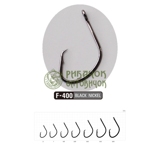 Гачок SASAME LIGHT CIRCLE ST №2/0 F-400 NS (6 шт)
