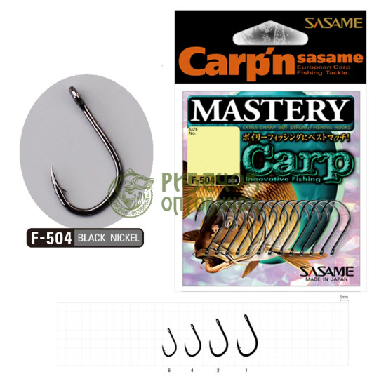 Гачок SASAME MASTERY №6 F-504 NS (12 шт)