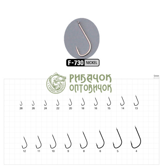 Гачок SASAME SODE №11 F-730 NICKEL (22 шт)