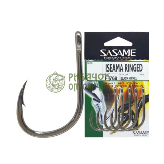 Гачок SASAME ISEAMA RINGED №1/0 F-769 NS (7 шт)