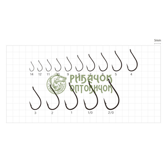 Гачок SASAME WORMER №3 F-875 NS (15 шт)