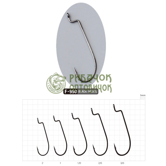 Гачок SASAME WORM 0724 №2 F-950 NS (6 шт)