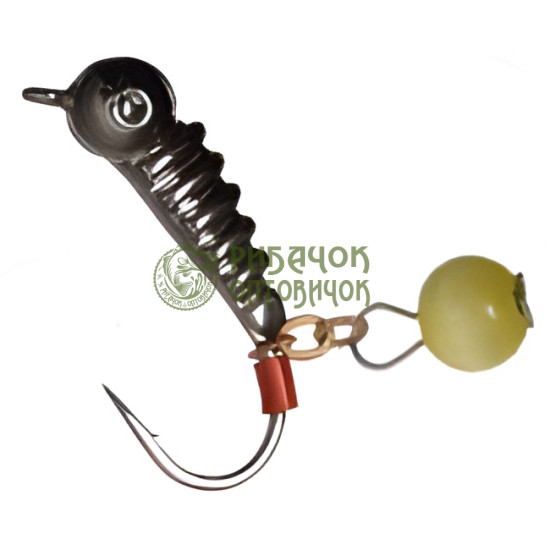 Морм. вольф. Fishing ROI Личинка з вушком і підвіскою 4mm E14 (10шт/уп) (M400)1,35gr