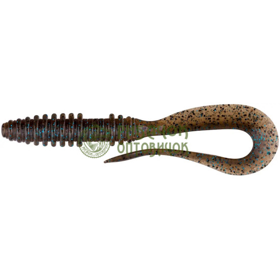 Keitech Mad Wag Mini 3.5 #207 Green Pumpkin PP. FLK (10шт/уп)