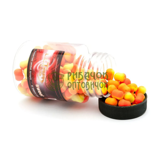 Trinity Baits Вафтерси-Дамбелси Sweet Line ULTRA COLORMIX Кукурудза - Тигровий горіх 6*10 (шт.)