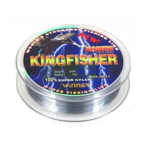 Волосінь King Fisher 30 м, 0,12 mm (Clear)