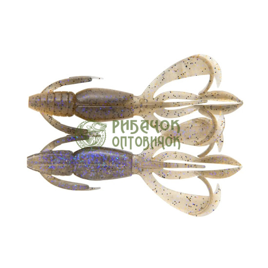 Keitech Crazy Flapper 3.6" #462T Electric Smoke Craw (7 шт/уп)