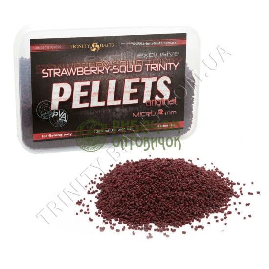 Trinity Baits Pellets Strawberry-Squid 2 мм 1кг