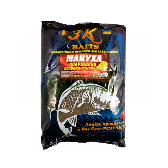 Макуха смажена подріблена (солодка кукурудза) 1000 г.