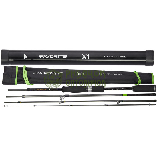 Вудилище спінінгове Favorite X1 Travel 704ML 2,13m 4-18g Ex.Fast
