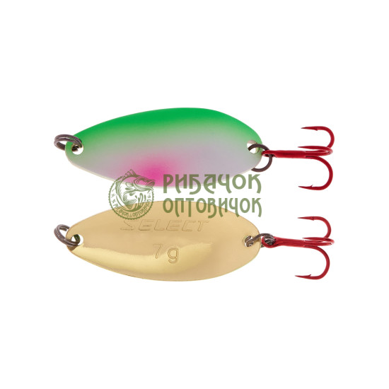 Блешня Select Deeper Lakes & River 5.0g #016 GPW (Green Pink White)