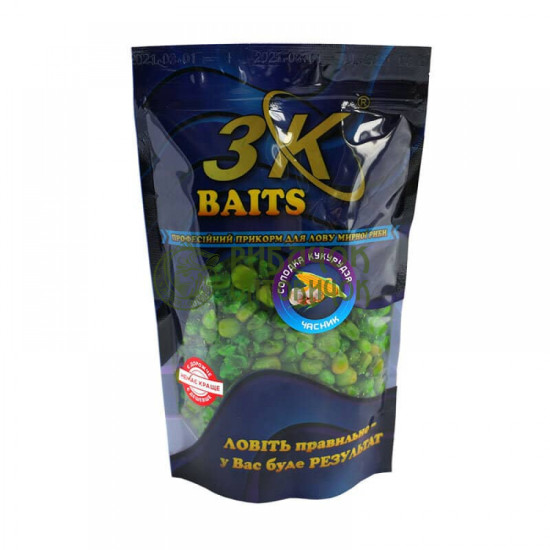 3Kbaits Солодка кукурудза (часник) 400г.