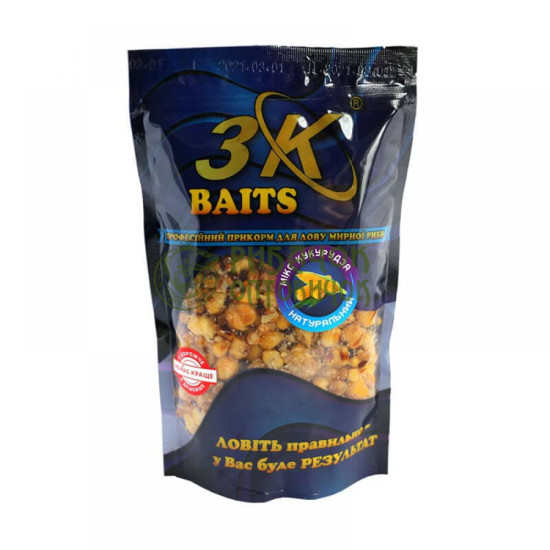 3Kbaits Зерновий МіКС КУКУРУДЗА (натуральний) 500г.