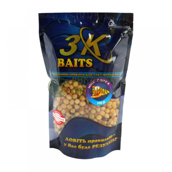 3Kbaits Зерновий МіКС ГОРОХ (мед) 500г