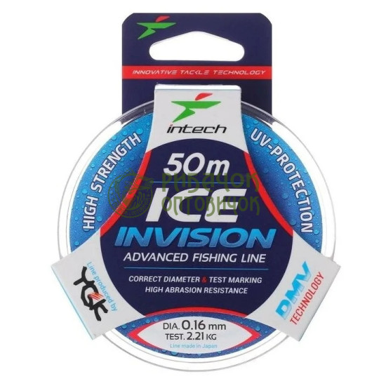 Волосінь Intech Invision Ice Line 50m (0,10mm, 0,92mm)