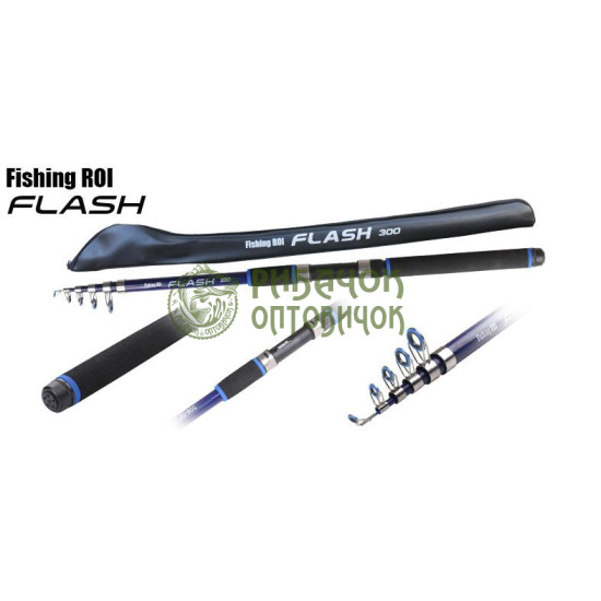 Спінінг телескопічний Flash FR 20-80 g 2.1 m в чохлі