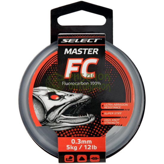 Флюорокарбон Select Master FC 20m 0,215mm 7lb/3.0kg