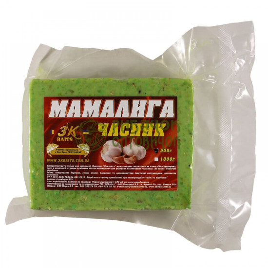 Мамалига 3Kbaits USTUROI (часник) 500г.