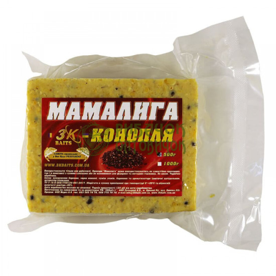 Мамалига 3Kbaits CANERA (конопля) 500г.