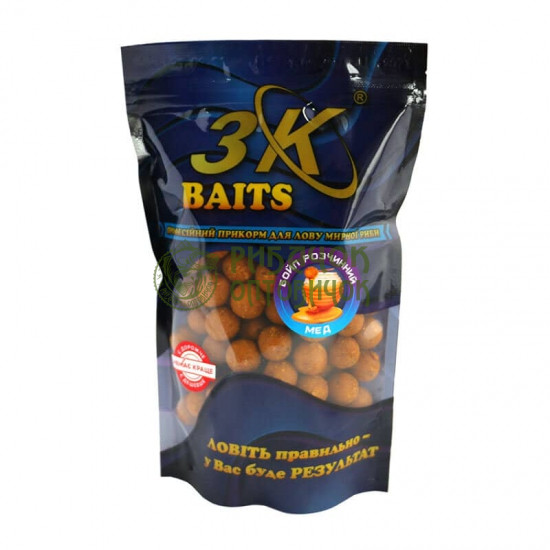 3Kbaits Бойл розчинний пилючий 16мм (мед) 0.4кг