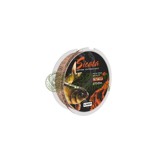 Волосінь Sicata CARP 250 m 0,25 мм