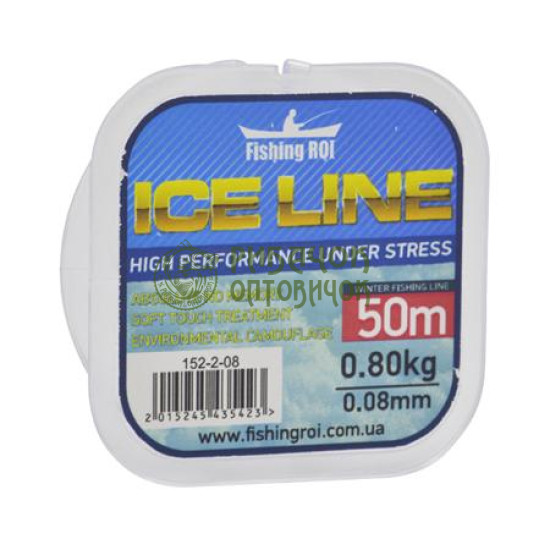 Волосінь Fishing ROI ICE LINE d=0.16 2.0kg 50m