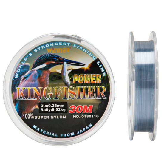 Волосінь King Fisher 30 м, 0,18 mm