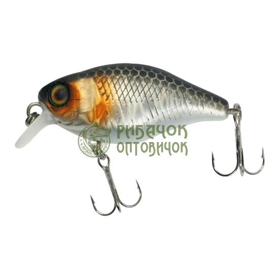 Воблер Jackall Chubby 38mm 4.0g Mat Silver&Black