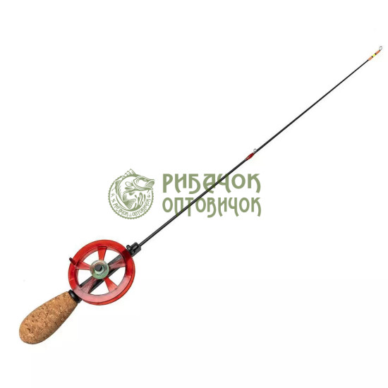 Вудка зимова AKARA Ledeer F 415 з котушкою Red (без кивкова хлист Hi Carbon fast ) вага 20г. довжина 41см.