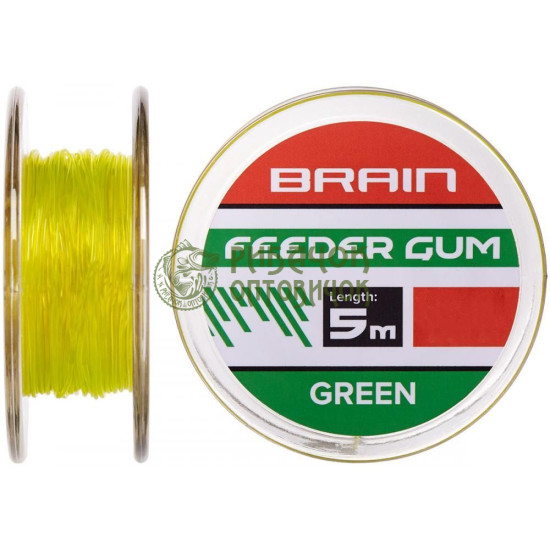 Feeder Gum Brain d=0.6mm 8lb/4rg (5m) к:зелений