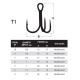Трійник Fishing ROI Treble Hook T-1 BC #8 (уп.5шт)