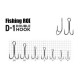 Двійник Fishing ROI Double Hook D-1 BC #6 (уп.5шт)