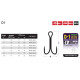 Двійник Fishing ROI Double Hook D-1 BC #8 (уп.5шт)