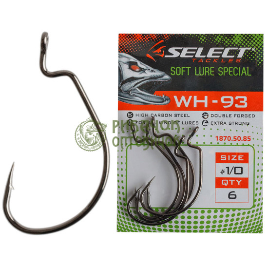 Гачок Select (офсет) WH-93 #7/0 (3шт/уп)