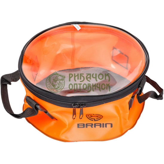 Відро Brain EVA для прикормки 30х13cm з кришкою