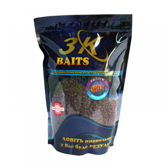 3Kbaits Pellets 4 мм (креветка) 800 г.